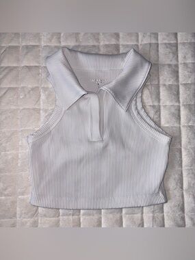 Year of Ours Ribbed Collar Cropped Tank